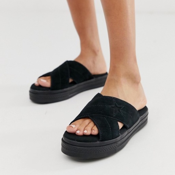 converse one star flip flops